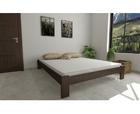 ComfortMatrace Postel z masivu borovice AURORA+rošt ZDARMA Barva: ořech, Rozměr: 180x200 cm ořech, masiv borovice