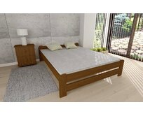 ComfortMatrace Postel z masivu borovice HELENA+rošt ZDARMA 180x200 cm Barva: dub dub, masiv borovice