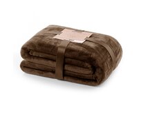 DecoKing Deka z mikrovlákna MIC 150/220x200 cm Barva: BROWN/hnědá, Rozměr: 200x220 cm BROWN/hnědá