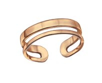 Bangles.cz Prsten Line rose gold stříbro 925 Velikost: 8 - 1,8 cm (EU 57 - 58) růžové zlato, 8 - 1,8 cm (EU 57 - 58), šperkovní stříbro 925