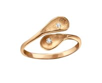 Bangles.cz Prsten Fountain rose gold stříbro 925 Velikost: 6 - 1,6 cm (EU 51 - 53) 2014/6 růžově zlatá, 6 - 1,6 cm (EU 51 - 53), stříbro