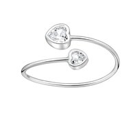 Bangles.cz Prsten Srdci & Zirkony stříbro 925 Velikost: 6,5 - 1,65 cm (EU 52-54) 3000/6-5 stříbrná, 6,5 - 1,65 cm (EU 52-54), stříbro