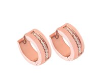 Bangles.cz Náušnice Glance gold barva: Rose gold Rose gold, chirurgická ocel