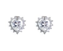 Náušnice Amour 484 stříbrná, 1,2 cm, chirurgická ocel