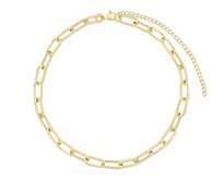 Choker náhrdelník Gaia řetězový zlatý 2787 zlatá, chirurgická ocel