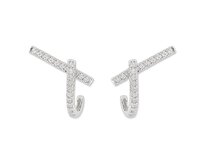 Náušnice Twinkle T stříbro 925 1463 stříbrná, rhodiované stříbro