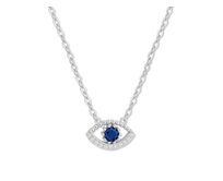 Náhrdelník Evil eye stříbro 925 stříbrná, rhodiované stříbro