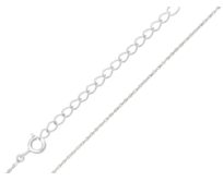 Řetízek 40-45 cm šířka 1 mm stříbro 925 2578 stříbrná, stříbro