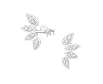 Náušnice Lístečky stříbro 925 1730 stříbrná, stříbro