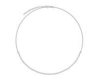 Náhrdelník Korálkový s labradoritem stříbro 925 2742 stříbrná, přírodní kameny