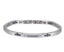 Pánský náramek Bangle chirurgická ocel 2685 stříbrná, chirurgická ocel