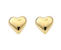 Náušnice Golden Hearts 1523 zlatá, perly