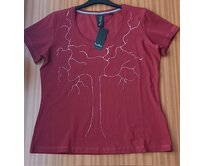 Malované tričko - strom
