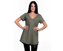 Dámské tričko Barrsa Legan Khaki Khaki, XS, Bavlna