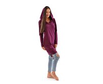 Dámské šaty s dlouhým rukávem Barrsa / Carolina  / Purple Fialová, XS, Bavlna