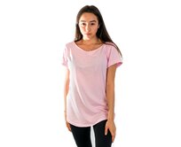 Dámské tričko Barrsa Legan Pink Růžová, S, Bavlna