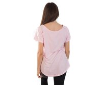Dámské tričko Barrsa Legan Pink Růžová, XS, Bavlna