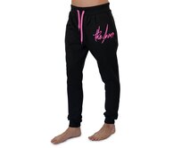 Dámské tepláky Barrsa Denc 2 Black/Pink Černá, XL, Dlouhé, Bavlna