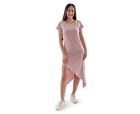 Dámské šaty Barrsa Cool Dress Slant pink Růžová, M, Bavlna