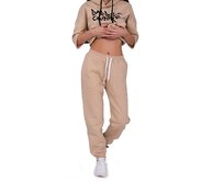 Dámské tepláky Barrsa Tinna Premium / beige Béžová, L, Dlouhé, Bavlna