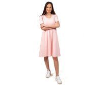 Dámské šaty Barrsa Princess Pink Modrá, L, Bavlna