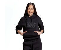 Dámská mikina s kapucí přes hlavu Barrsa Original short Black Černá, M, Bavlna