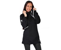 Dámská mikina s kapucí přes hlavu Barrsa Enigma black Černá, XL, Dlouhé, Bavlna