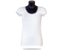 Dámské tričko Barrsa Summer Lace Tee White Bílá, S, Bavlna