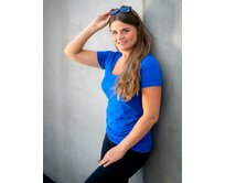 Bobánek Dámské tričko UniFit krátký rukáv - Královsky modré M M