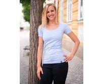 Bobánek Dámské tričko UniFit krátký rukáv - Světle modré L L