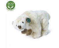 RAPPA Plyšový lední medvěd stojící 33 cm ECO-FRIENDLY
