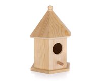 HOME DECOR Ptačí budka dřevěná 12,5 x 10,5 x 17,7 cm