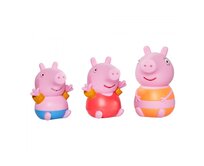 TOOMIES - Prasátko Peppa Pig, maminka a Tom - stříkající hračky do vody Plast