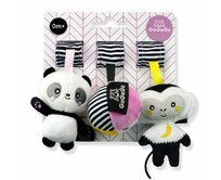 TM Toys GAGAGU Závěsná plyšová hračka Opice-Panda-Míč