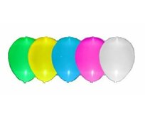 RAPPA Balónek LED svítící 5 ks mix barev 30 cm