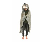 Cozy Noxxiez  Tučnák - hřejivá deka s kapucí se zvířátkem a tlapkovými kapsami
