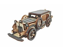 Woodcraft construction kit Woodcraft Dřevěné 3D puzzle Stará limuzína