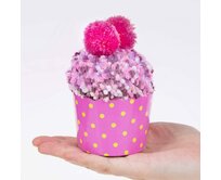 Ponožky - růžový cupcake