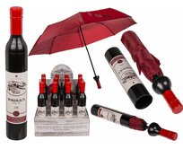 Kapesní deštník, láhev na víno