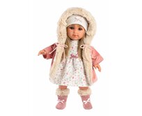 Llorens  ELENA - realistická panenka s měkkým látkovým tělem - 35 cm