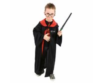 RAPPA Dětský kouzelnický plášt s kapucí a brýlemi