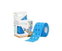BronVit Sport Kinesio tape děrovaný modrá 5cm x 5m