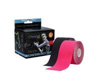BronVit Sport Kinesio tape set černá-růžová 2x (5cm x 6m)