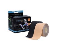BronVit Sport Kinesio tape set černá-béžová 2x (5cm x 6m)