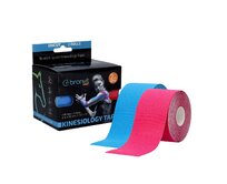 BronVit Sport Kinesio tape set modrá-růžová 2x (5cm x 6m)
