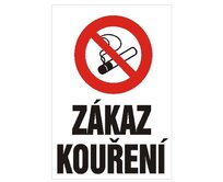 Plechová cedulka Zákaz kouření
