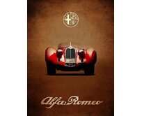 Plechová cedule Alfa Romeo Velikost: A5 (20 x 15 cm) A5 (20 x 15 cm)