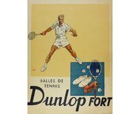 Plechová cedule Dunlop Fort Velikost: A5 (20 x 15 cm) A5 (20 x 15 cm)