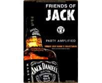Plechová cedule Friends of Jack Velikost: A5 (20 x 15 cm) A5 (20 x 15 cm)