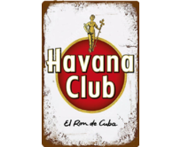 Plechová cedule Havana Club I Velikost: A5 (20 x 15 cm) A5 (20 x 15 cm)